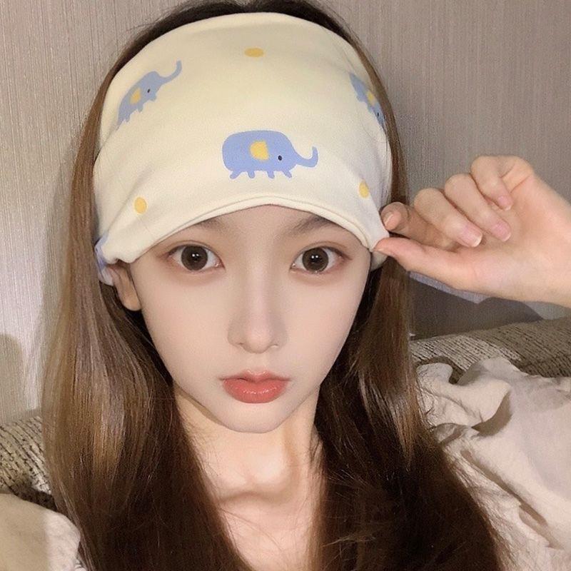 新款直销秋冬月子发带可爱加厚头巾帽子孕妇夏透气产后宽边产妇吸