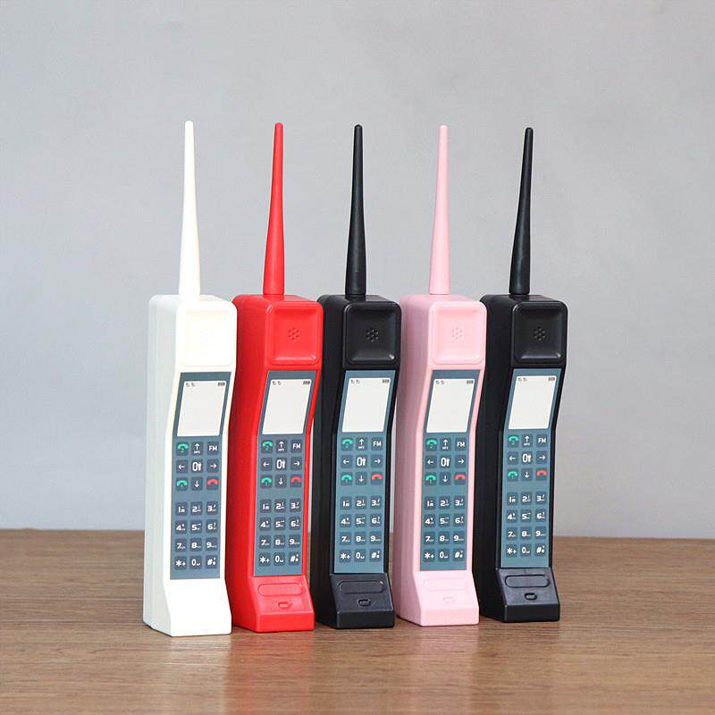 复古大哥大手机模型电话机模型摆件网红怀旧手机年代道具仿跨境批