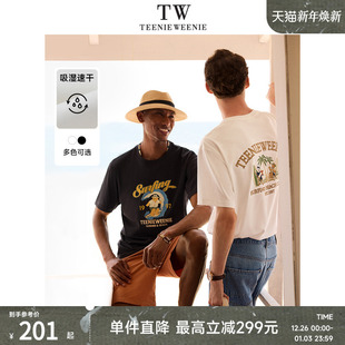 新款 TeenieWeenie小熊男装 卡通T恤男2024夏季