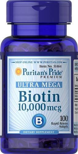 Puritan‘s Pride生物素10000mcg100粒