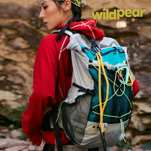 户外山系轻量拼色越野登山背包徒步双肩包 野梨2025新款 Wild Pear
