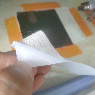 缝纫衬直接贴刺绣带背胶diy手工可水溶宽3cm 10米 自粘水溶布条