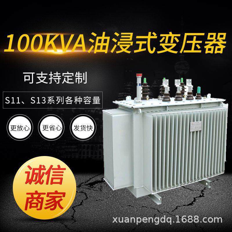 一级能效变压器10KV S13-M-100kVA/10/0.4kV 铜芯6/0.4KV变压器