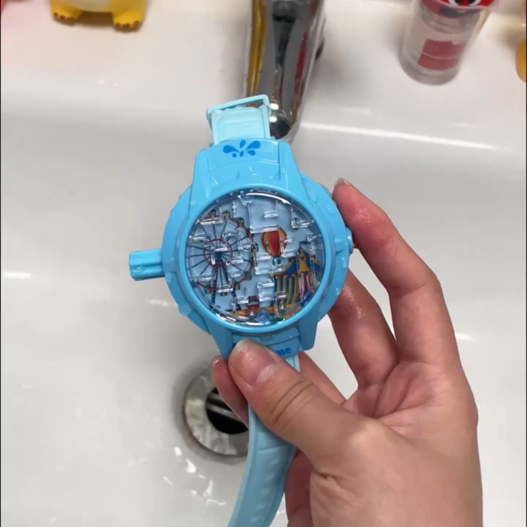 创意儿童益智滚珠闯关迷宫水枪