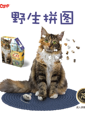 美国MADDCAPP益智拼图高难度成人解压潮玩550片异形猫狗萌宠系列