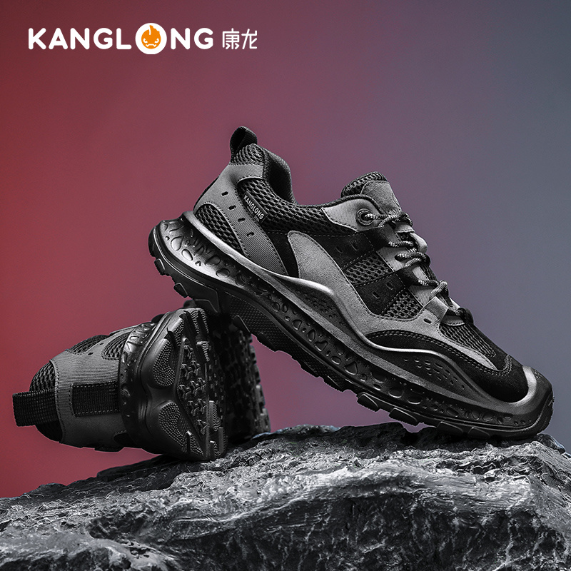 康龙2025夏季轻便软底透气休闲鞋