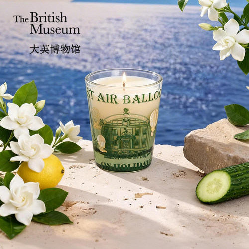 大英博物馆蝶恋花香薰蜡烛香氛伴手礼送女生精致教师节生日礼物