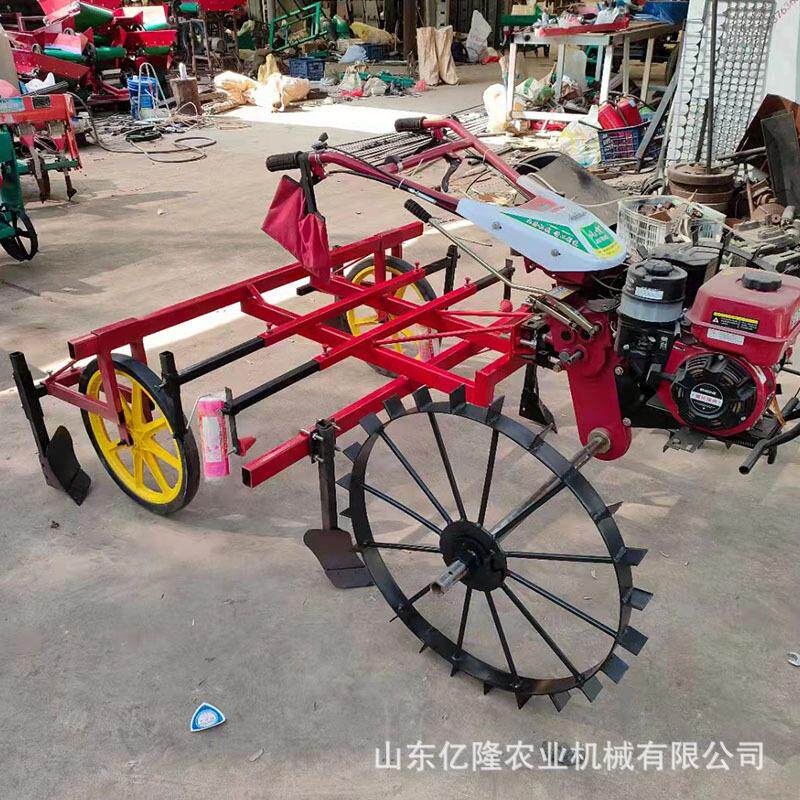 四轮烤烟地膜盖膜机 地瓜土豆花生地膜覆盖机 汽油自走式覆膜机