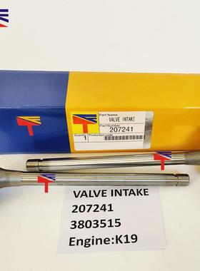 进气门 207241 3803515 适用于工程机械 K19 发动机配件