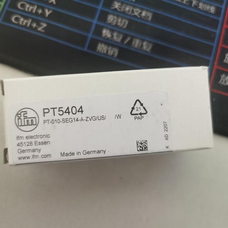 IFM 压力传感器 PT5404 壓力傳送器 PT-010-SEG14-A-ZVG/US/ /W