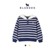 BLUEDOG 蓝狗男女童舒适条纹水手领百搭卫衣儿童套头卫衣