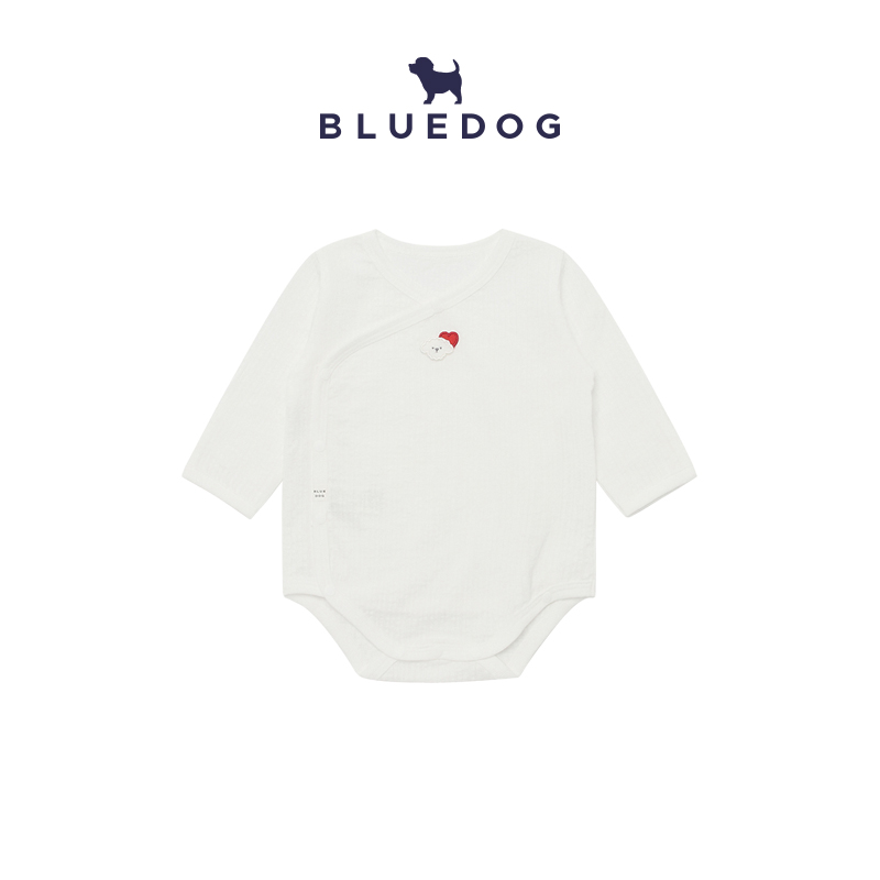 BLUEDOG 蓝狗韩国25新小狗连体衣新生儿婴童宝宝长袖连体上衣