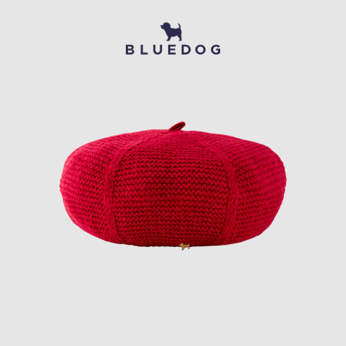 BLUEDOG韩国进口儿童冬季贝雷帽
