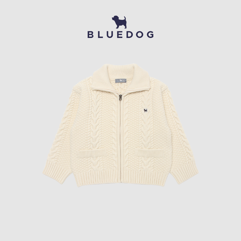 BLUEDOG韩国进口翻领儿童针织衫