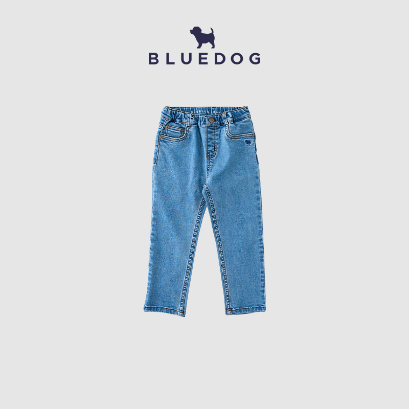 BLUEDOG韩国进口儿童牛仔长裤
