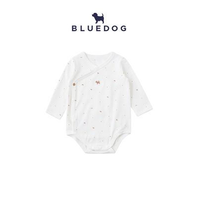 BLUEDOG婴儿连体衣竹纤维三角衣