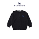 儿童基础款 BLUEDOG 韩国蓝狗25FW冬季 加绒连帽拉链卫衣百搭上衣