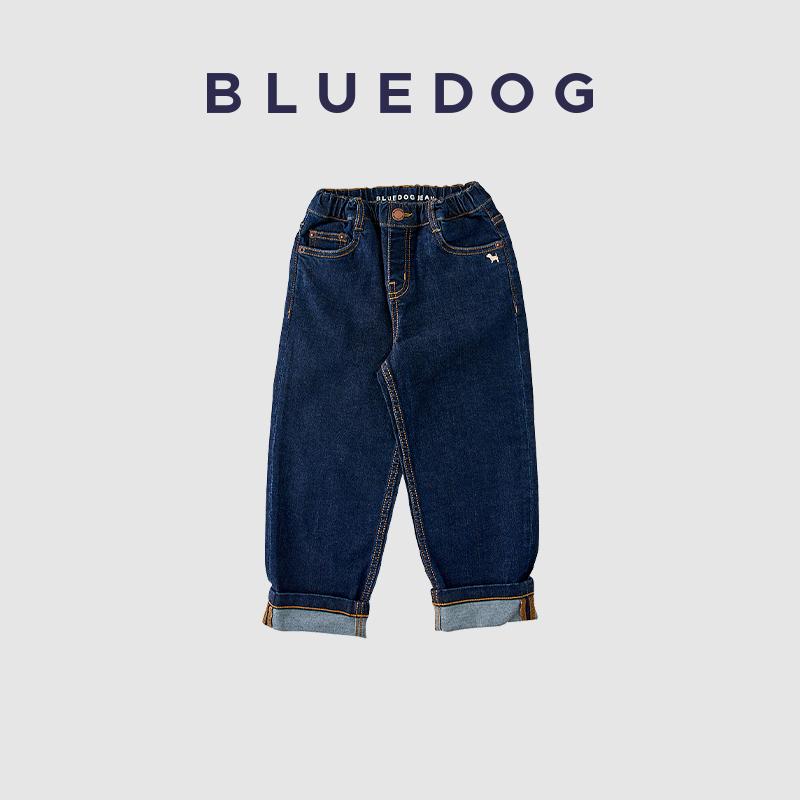 BLUEDOG韩国进口儿童牛仔长裤