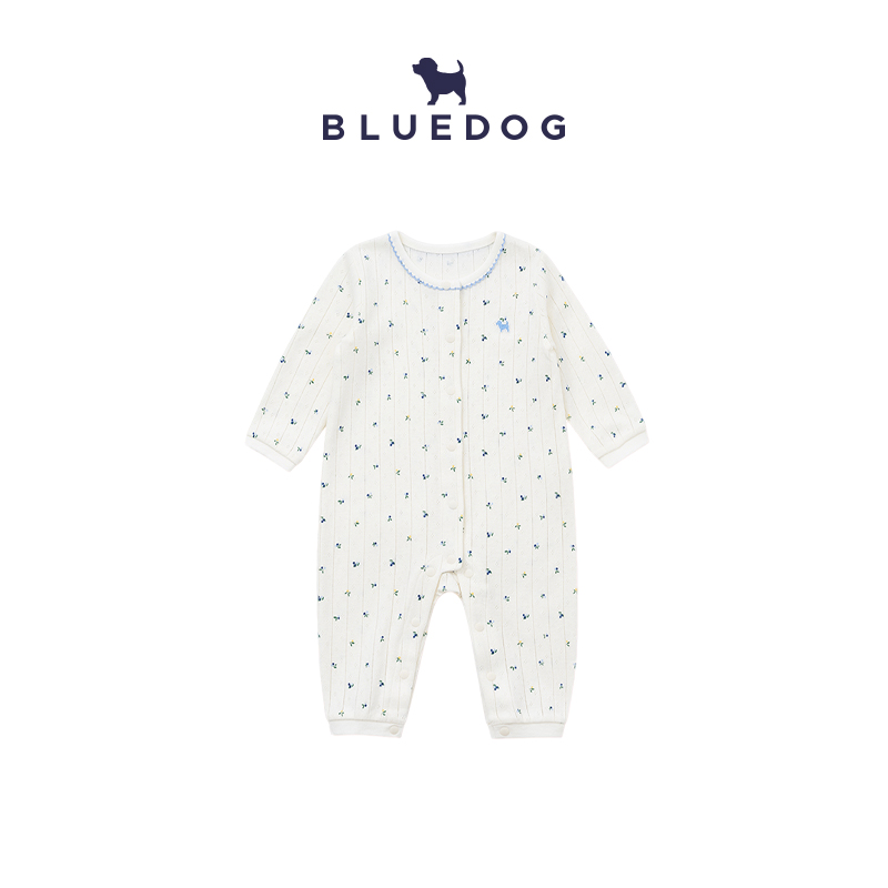 BLUEDOG蓝狗韩国25新满印水果连体衣新生儿婴童宝宝A类连体上衣