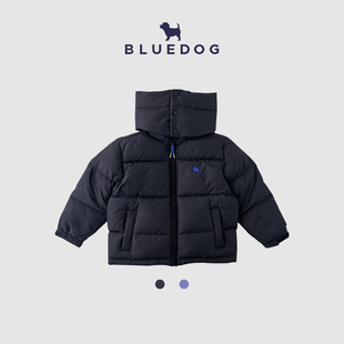 男女童围脖羽绒服儿童保暖宽松外套 冬款 BLUEDOG 蓝狗韩国童装