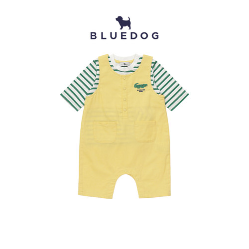 BLUEDOG小动物七分袖连身服