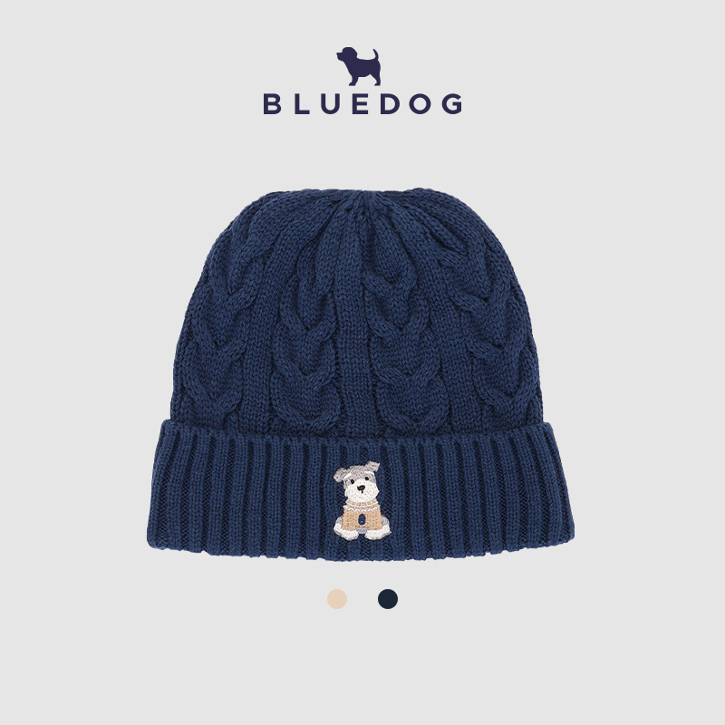 BLUEDOG韩国进口保暖针织帽子
