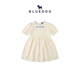BLUEDOG蓝狗春夏蕾丝刺绣连衣裙女童甜美休闲短袖 连衣裙可爱