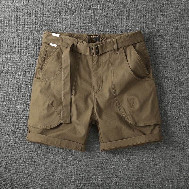 美式纯棉工装短裤男多口袋宽松直筒五分裤户外运动中裤子休闲马裤,男装,短裤,淘宝优惠券,粉丝福利购,淘宝优惠卷