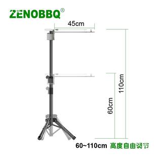 签自动竹翻转户外家用机烤串野营装 撸备不锈tsdylofg钢串