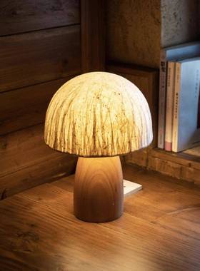 MUM手O木墨有光系列蘑菇灯氛创意工日式围灯客厅餐厅卧T1041室小
