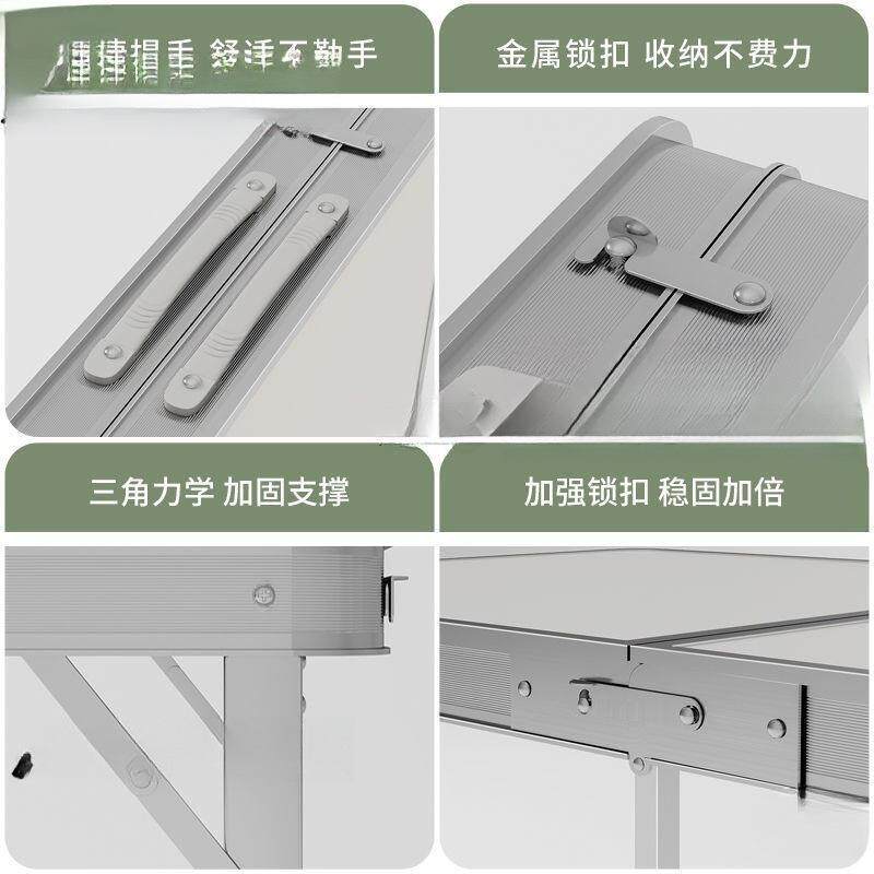 折叠inwppQMs桌子米2摆摊便地携式卖货地1推桌夜市摊桌便携地推户