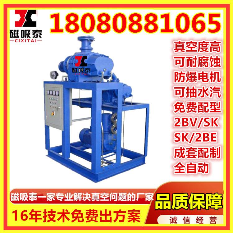 JZJ2B300-4.2.1真空机组ZJP300+70+30罗茨泵2BV5110水环真空系统