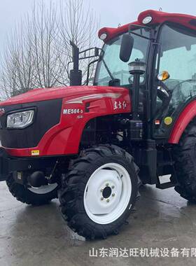 力农用拖拉机机装四驱轮式50马拖60682拉载机前铲农田耕种拖拉机