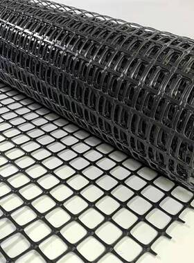 黑色聚丙烯P土工格栅工路基户加固养PAX殖圈程地玉米围网外拦P鸡