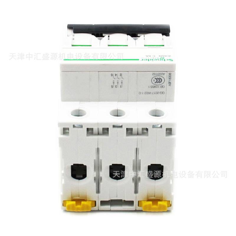 IC65微型断路器A9F18306断路器IC65N 3P C6A小型空气开关6A微断