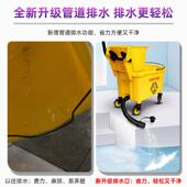 凯洁店榨水车452拖把桶可排酒水餐厅物业保洁商用挤压幕水车加厚