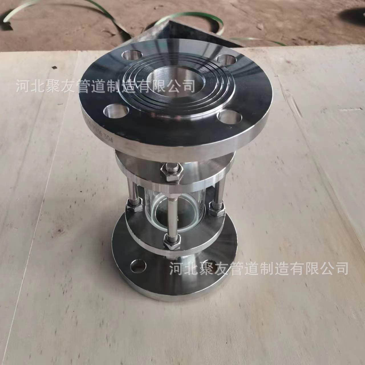 不锈钢30TRF4视盅化级玻璃设备视钢镜直通卫生法兰式耐酸碱耐压