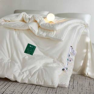 A类母婴级AAS长绒棉适控被春秋被冬被温简约色舒亲肤被子纯被芯
