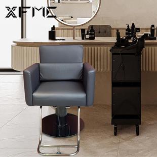 热椅卖理发店理椅网美发椅发廊专用红剪发升降座椅黑J 6038色烫发