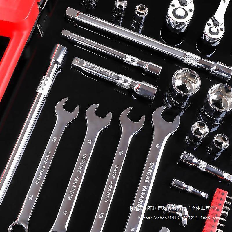 套JH卡快夫威尔筒工具组合套装机修汽修工具组套棘NXI轮速手组扳