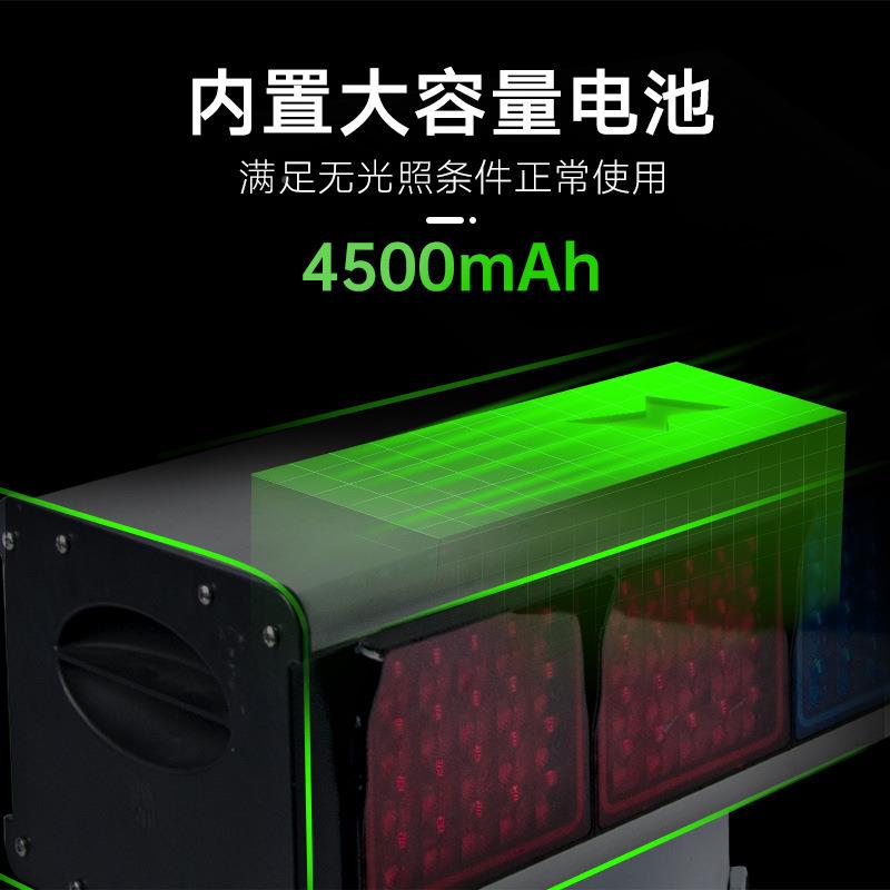 HA-X01太阳能红蓝爆闪灯交通安全警示灯道路障施双面HZB工X红蓝路