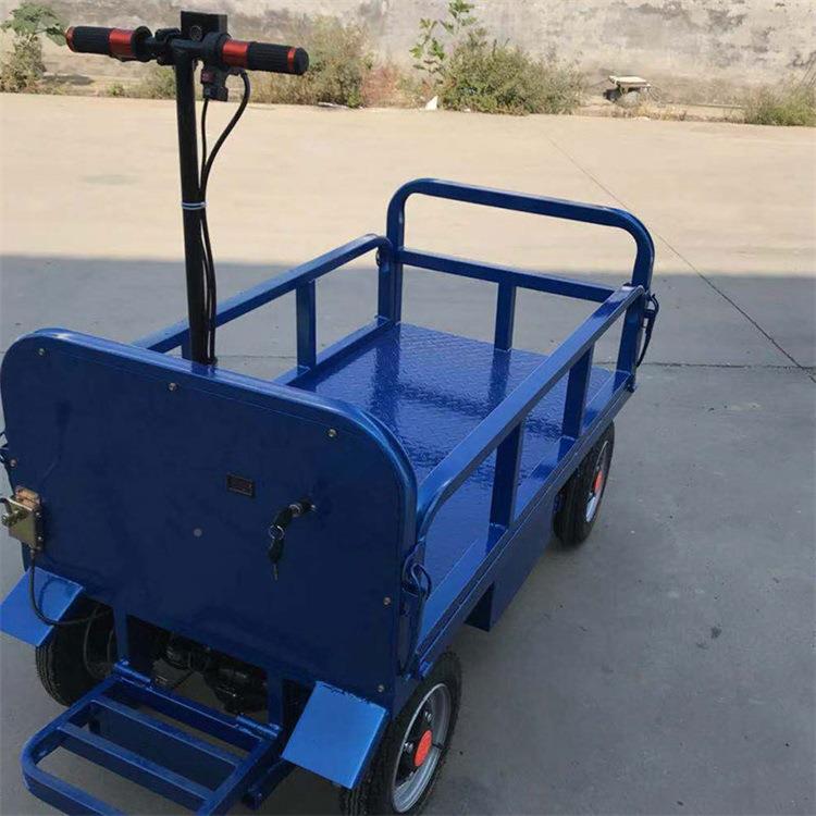 FLP拉砖用三轮平板车倒骑板式平车手推电动四轮推车车平板装卸