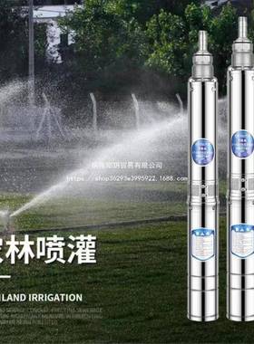 上潜海深水井水泵国标灌福0牛水46561泵高压水泵人民家用220V农田