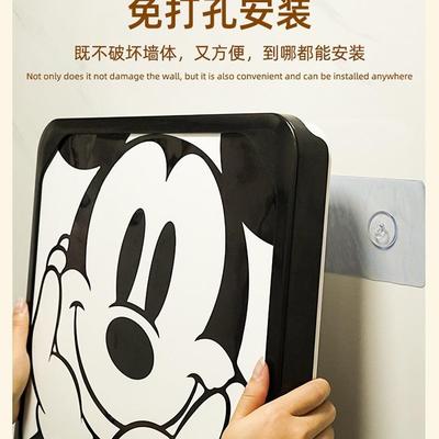 浴室壁画收纳箱洗澡放干净衣服防水折叠置物架卫生间柜子厕所
