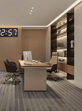 大尺时寸ED数字操挂钟钟带计时器FWYC4820功L能遥控作