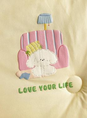 a母婴级双面针织棉儿厚童秋冬被ymf42543加保暖儿宝宝幼儿园婴午