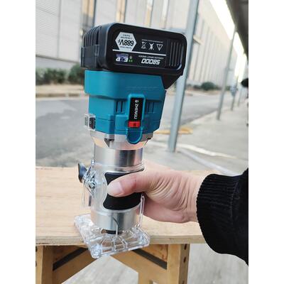 手持式修边机电电动铝板开槽机锂无电木铣多功刷能GQM木工雕塑刻