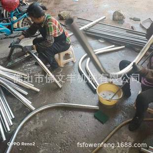 不锈钢弯管管中管央供料8mm51mm配件接大8mm51mm月牙弯注塑机道连