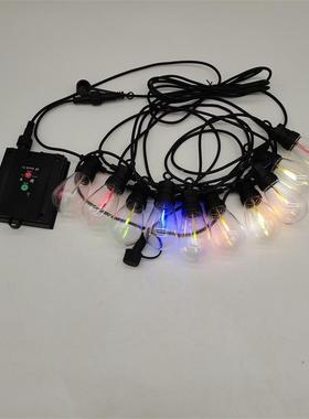 优惠串雨低压太阳能SFUD14火焰灯e26多功能户外防雨串流星灯线