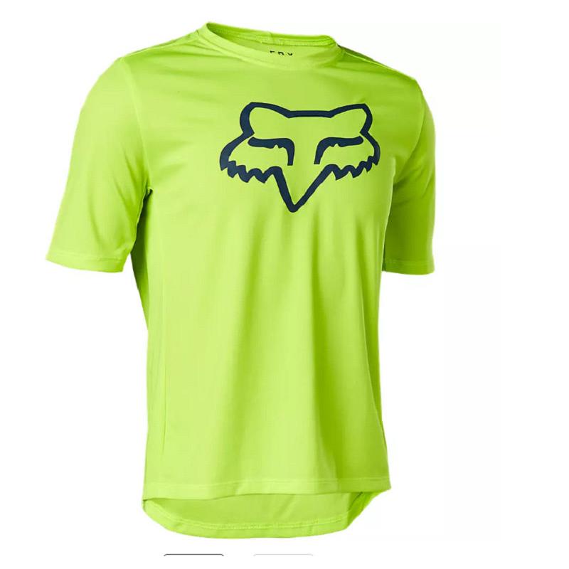 新款直销狐狸头fox速降服 山地自行车t桖夏季速干透气上衣越野摩